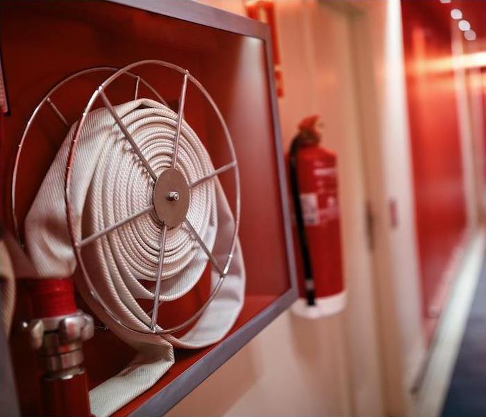 Firehose and Extinguisher in hallway
